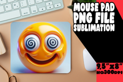 SWEET MOUSE PAD INNOVATIVE PNG, 3D Emoji Product Image 1