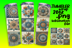 Sublimation Graphics for 20oz Tumblers , Patchwork Product Image 1