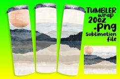 Simple Modern Boho Tumbler Wrap - Design 20oz Product Image 1