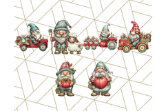 Farmer Gnome Clipart, Cute Farm Gnomes PNG Illustrations Product Image 2