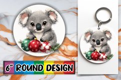 Playful Circle Design Coaster PNG , Xmas Product Image 1