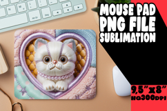 Unique Mouse Mat Sublimation, Holiday Pets Product Image 1