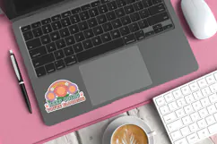 Motivational Quote Sticker SVG | Keep Going You're Blooming Product Image 3