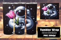 20oz Tumbler Design for Sublimation , Astronaut Product Image 1