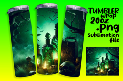 EYE-CATCHING 20oz Tumbler Design , Horror Halloween Product Image 1
