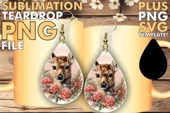 LUMINOUS TEARDROP EARRINGS Gift PNG, Christmas Product Image 1