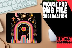 Celestial Spectrum: Sublimation Mouse Pad Creations on Product Image 1