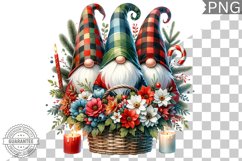 Christmas Gnome Sublimation - Clipart PNG Design Product Image 1