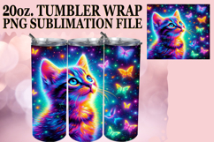 BLISSFUL DAYS 20oz TUMBLER WRAP, Cat Product Image 1