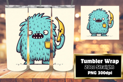 FASHIONABLE 20oz Tumbler Graphic , Monster Product Image 1