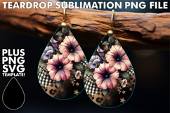 Lovely Teardrop Earrings Ideas PNG, Leopard Prints Product Image 1