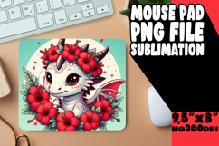JOYFUL desk pad Sublimation Art, Dragon Product Image 1