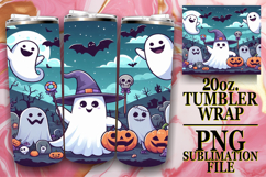 Radiant Smiles 20oz tumbler wrap, Ghost Product Image 1