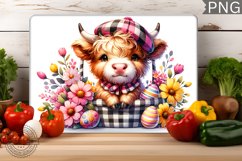 Easter Highland Cow Cutting Boards Bundle, Easter Kitchen Product Image 13