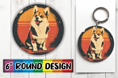 Retro Animals Round Sublimation Compilation Product Image 1