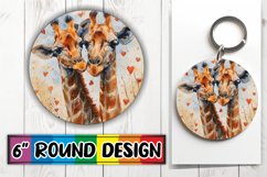 Dynamic Sublimation Circle Keychain Collection Product Image 1