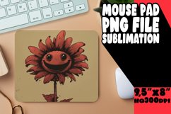 Nostalgic Bloom Bonanza: Mouse Pad Designs Art PNG Product Image 1