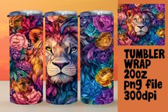 20oz Tumbler Wrap for DIY , Leo Product Image 1