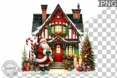 Christmas Santa Sublimation - Clipart PNG Design Product Image 1