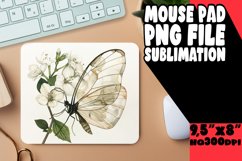 Radiant Butterfly Symphony Mousepad Product Image 1