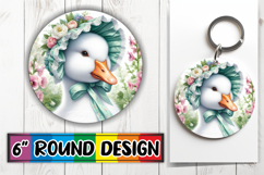 Luminous Circle Ornaments Sublimation, Goose Product Image 1
