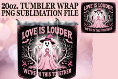 PRESENT OF HARMONY 20oz TUMBLER WRAP, Ghost Cancer Product Image 1