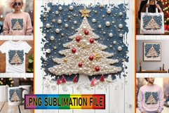 Dazzling TOTE BAG Designs PNG, Christmas Product Image 1