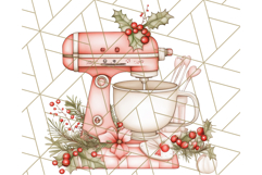 Christmas Cottagecore Kitchen Clipart PNG, Holiday Decor Product Image 2