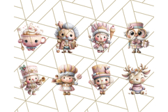 Playful Pink Nutcracker PNG, Pastel Christmas Clipart Product Image 6