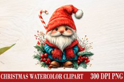 Christmas Gnome Clipart, Winter Clipart Product Image 1
