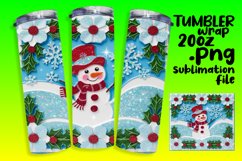 EXTRAORDINARY 20oz Tumbler Graphic , 3D Xmas Product Image 1
