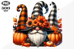 Halloween Gnomes Sublimation - Clipart PNG Design Product Image 1