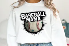 Baseball Mama Clipart | Baseball Png | Sublimation Product Image 1