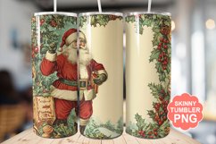 Santa Christmas Tumbler | Christmas Tumbler Wrap Product Image 1