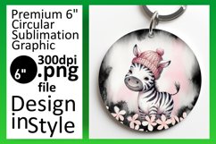 Chic Circle Coaster PNG Design , Animals Product Image 1