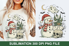 Christmas Snowman Sublimation - Christmas PNG Design Product Image 1
