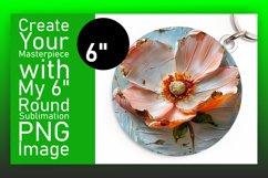 Blossom Magic: Sublimated Round Designs Design PNG Product Image 1