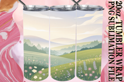 Joyful Hearts 20oz tumbler wrap, Spring Product Image 1