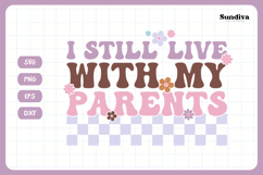 Funny Toddler T-shirt Quotes SVG | With My Parents Product Image 3