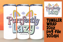 CHARMING 20oz Tumbler Template , Cat Quote Product Image 1