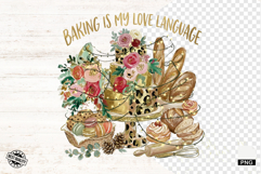 Doodle Baking Sublimation Png Product Image 1