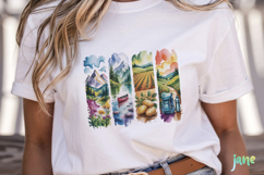Summer 50 States Brushstroke USA Clipart Product Image 2