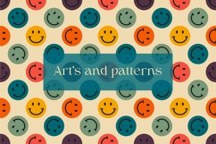Groovy emoji pattern | Funny emoji pattern Product Image 3