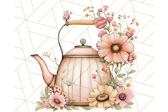 Cottagecore Kitchen Clipart, Vintage Country Floral Kitchen Product Image 2