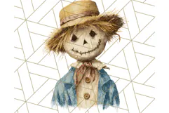 Vintage Halloween PNG Clipart, 1950s Retro Graphics Clip Art Product Image 2