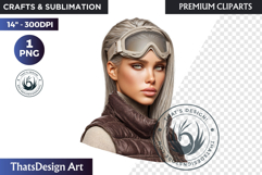 Alpine Winter Sports Fashion and Cabin Clipart PNG Product Image 1