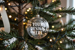 Acrylic Christmas Ornament Mockups , acrylic blank mockup Product Image 1