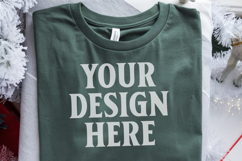 Moss Christmas Comfort Colors 1717 Mockups, CC 1717 m Product Image 1