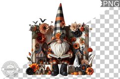 Halloween Gnome Sublimation - Clipart PNG Design Product Image 1