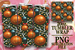 Joyful Adventures 20oz tumbler wrap, Christmas Product Image 1